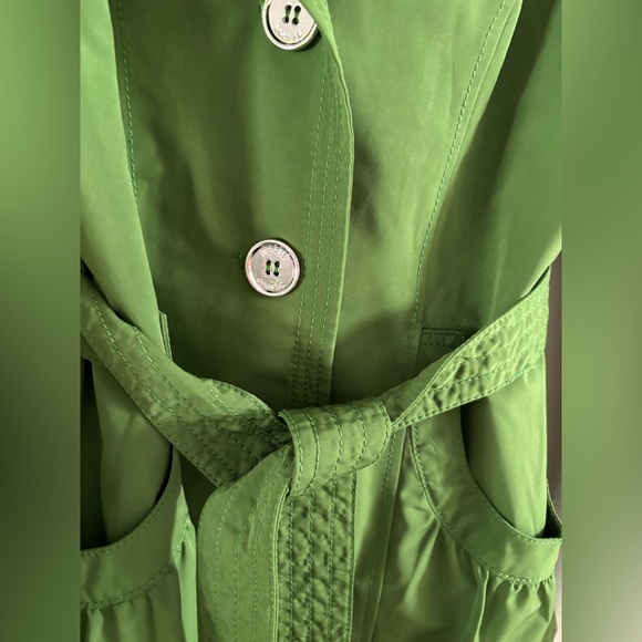 Esprit Green Hooded Trench - Picture 4 of 6